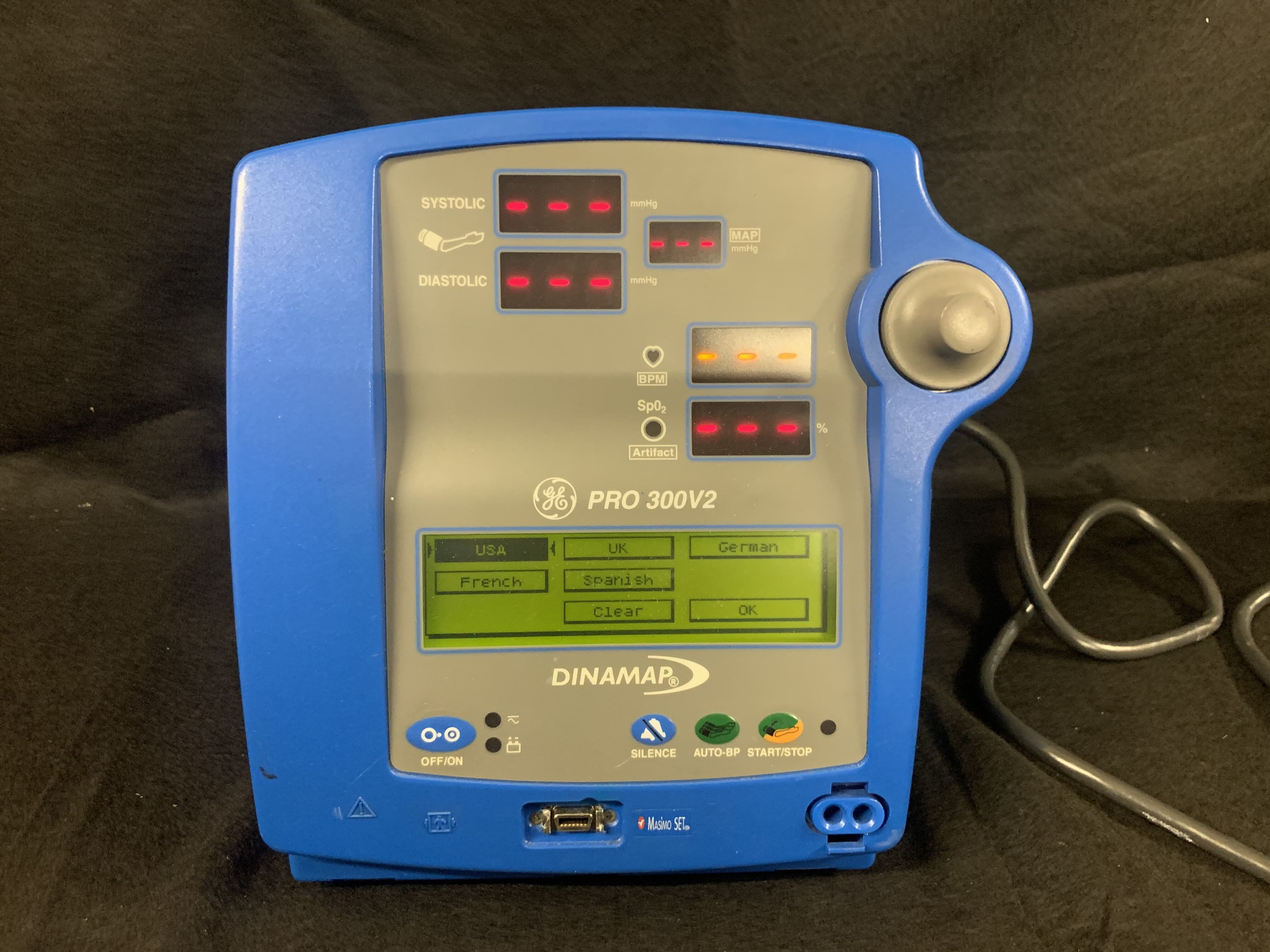 GE Dinamap Pro 300V2 BioMed Certified Vital Signs Monitor thumbnail 2