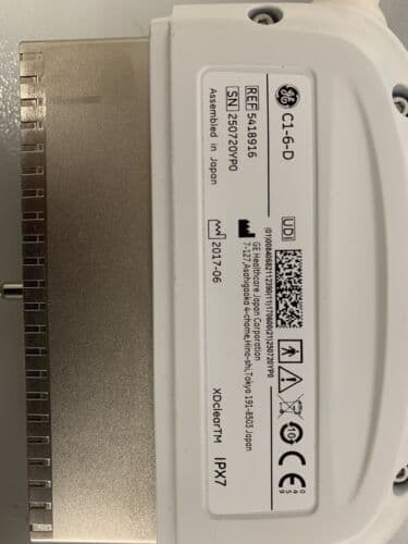 GE C1-6-D Convex Ultrasound Transducer Probe thumbnail 3