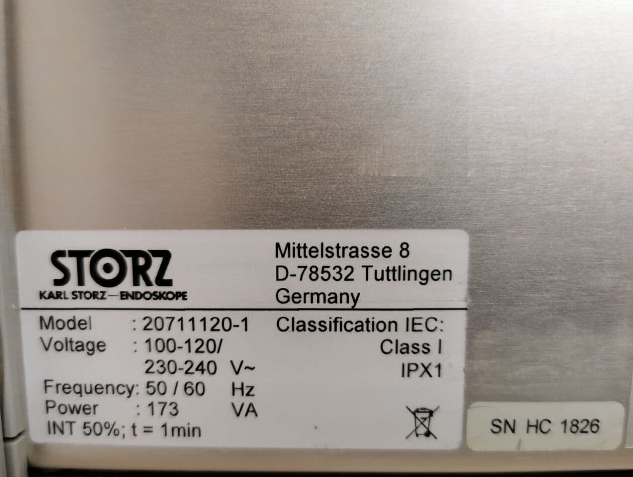 Karl Storz 207111 20 UNIDRIVE S III ENT Motor Drive Control Unit thumbnail 6
