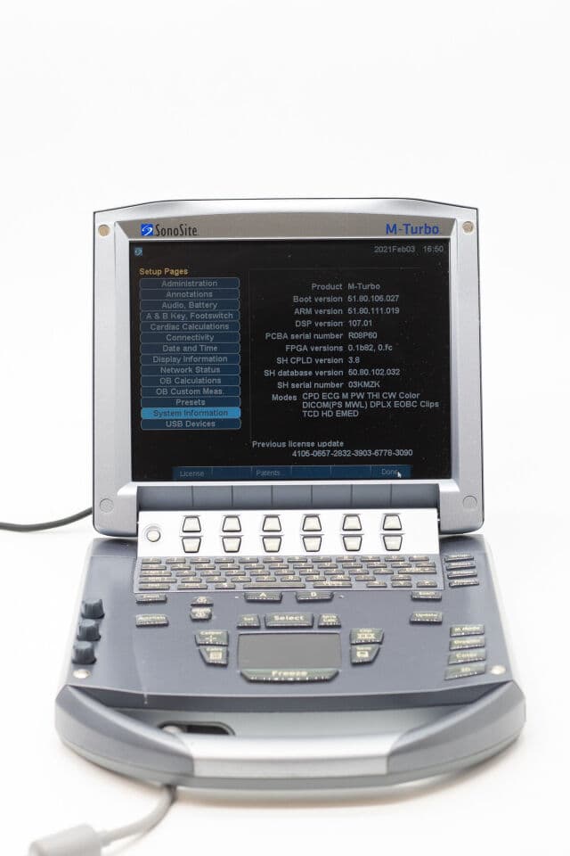 Sonosite M-Turbo Portable Ultrasound System thumbnail 2