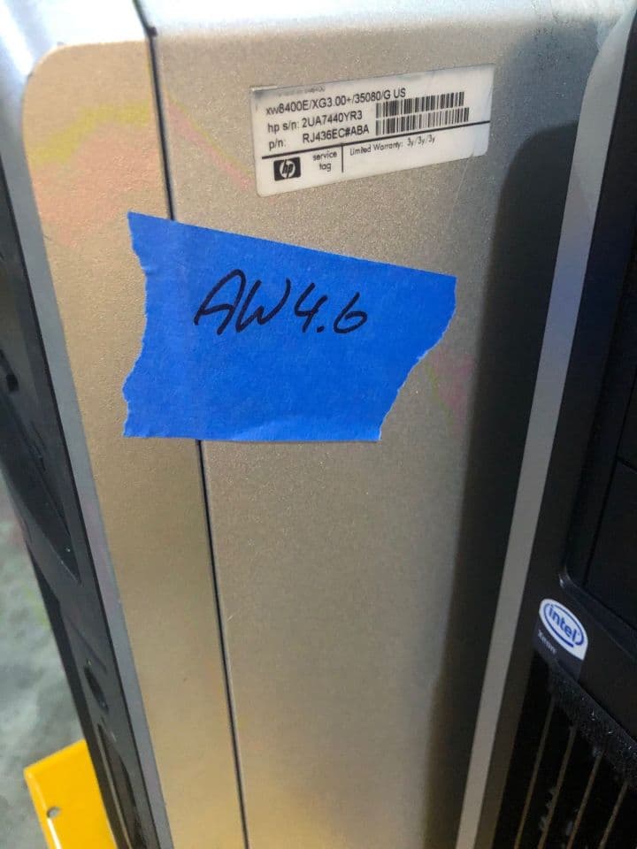 GE AW 4.6 CT Workstation with HP 8400 PC thumbnail 2