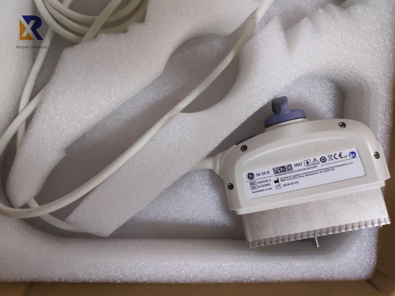 GE S4-10-D Sector Phased Array Ultrasound Transducer thumbnail 2