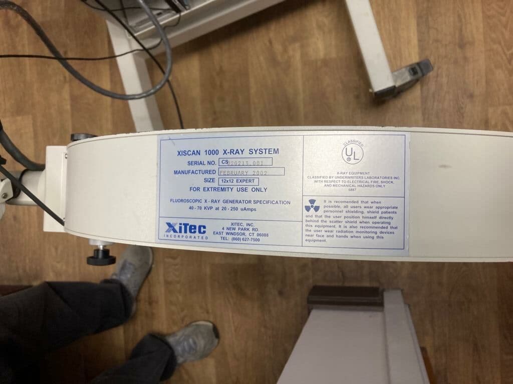 Xi Scan XiTec 1000 Mini C-Arm Unit thumbnail 9