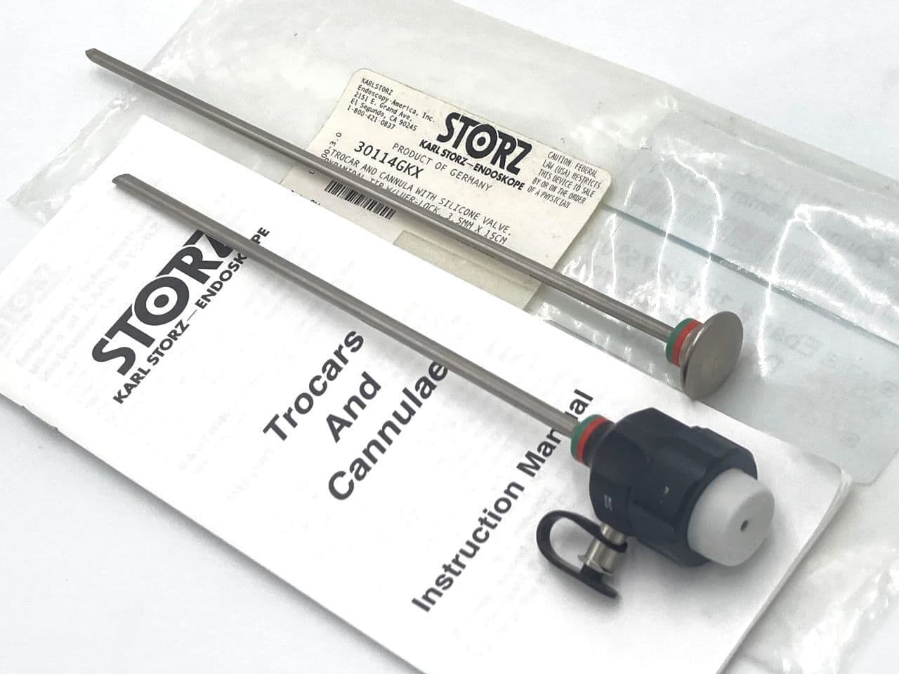 Karl Storz 30114GKX Trocar and Cannula Laparoscopic Instrument