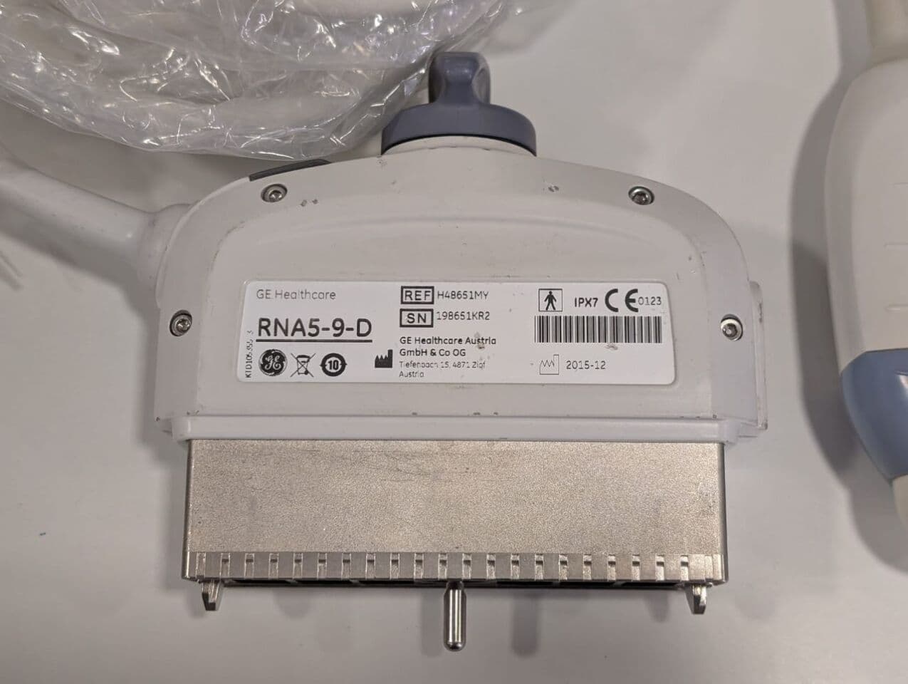 GE RNA5-9-D 3D/4D Convex Ultrasound Transducer thumbnail 2