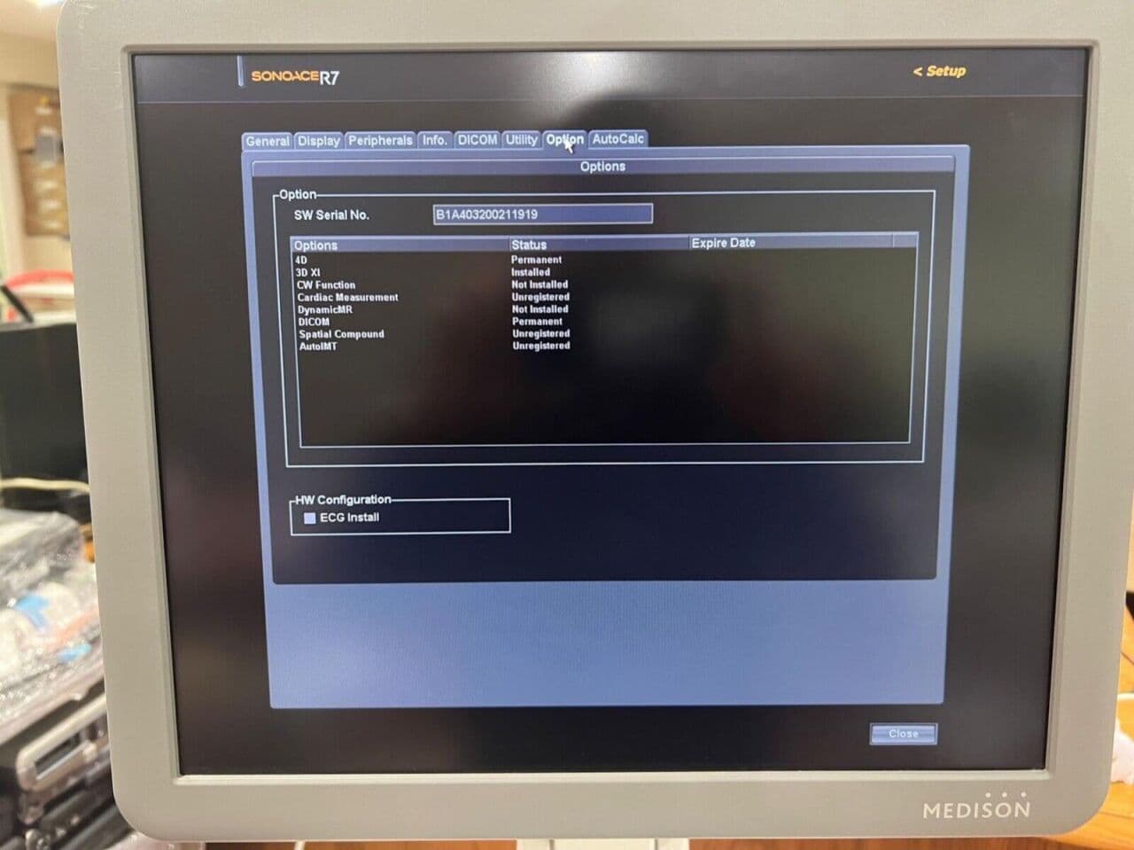 Samsung SonoAce 3D/4D OB/GYN Ultrasound System thumbnail 6