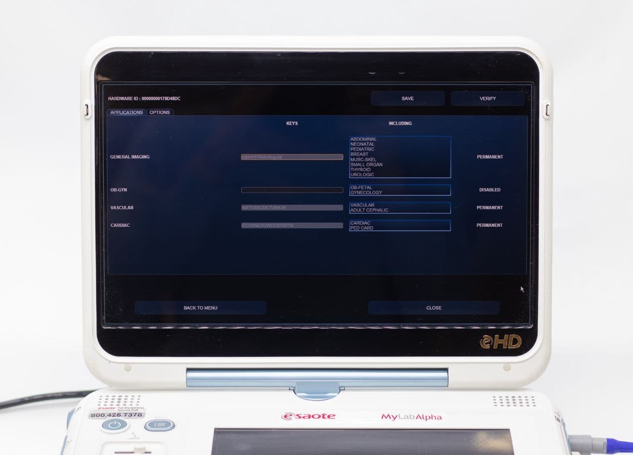 Esaote MyLab Alpha Portable Ultrasound System thumbnail 8