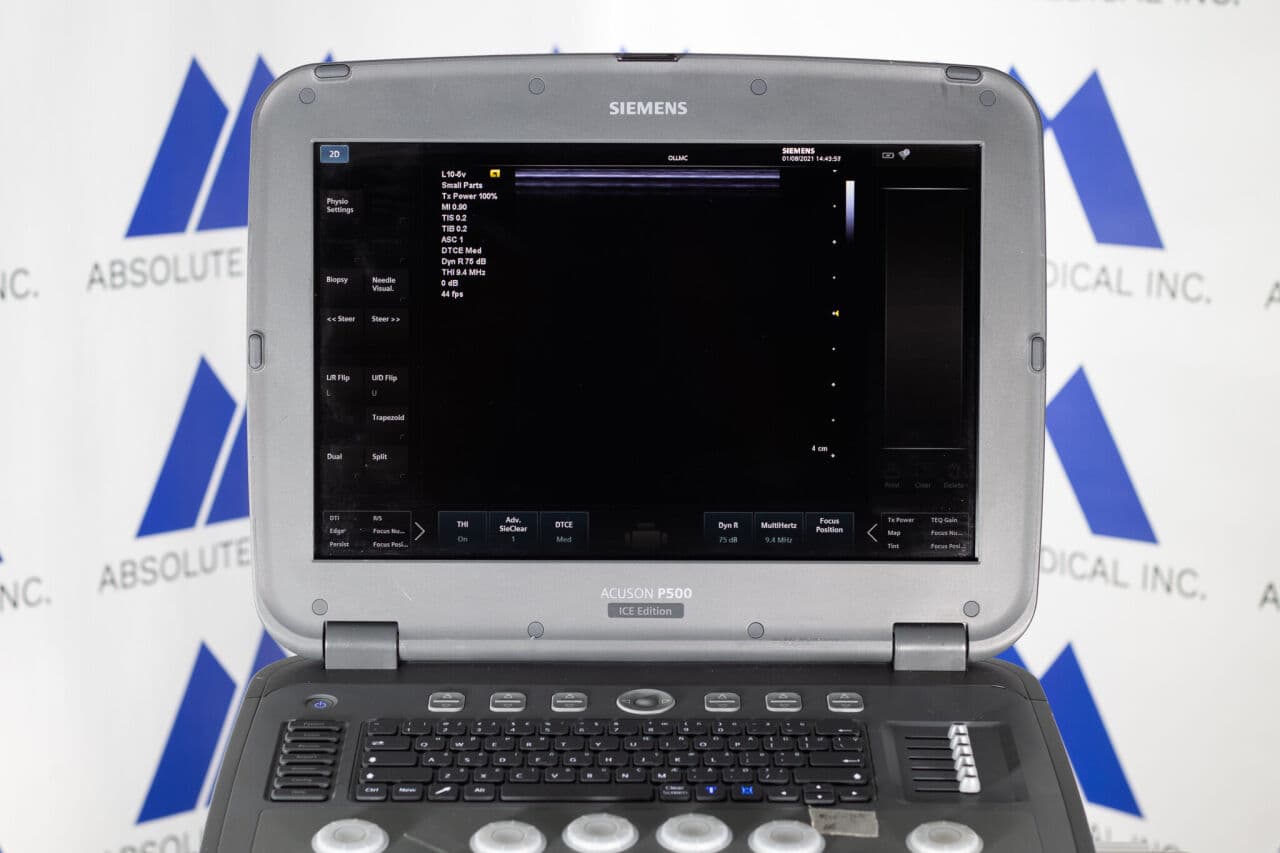 Siemens Acuson P500 Frosk Portable Ultrasound System thumbnail 3