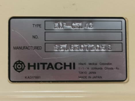 Hitachi EUP-C314G Convex Ultrasound Transducer thumbnail 4