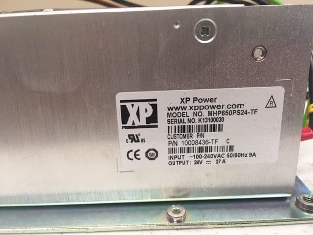 For Sale XP POWER MHP650PS24-TF Power Supply Power Supply Parts P/N 10008436-TF image 1