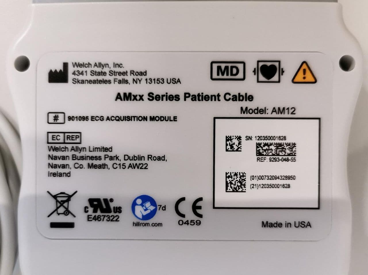 ECG Acquisition Module — Welch Allyn AM12 thumbnail 4
