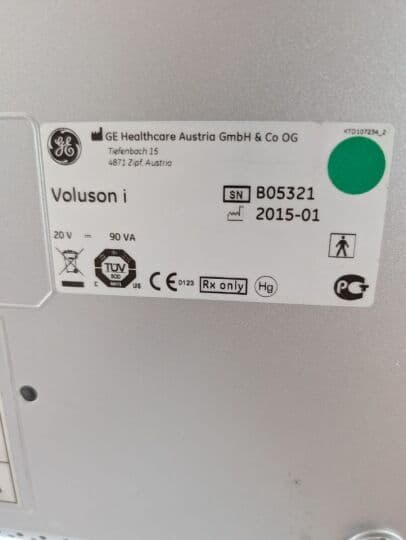 GE Voluson i Portable OB/GYN Ultrasound System thumbnail 2