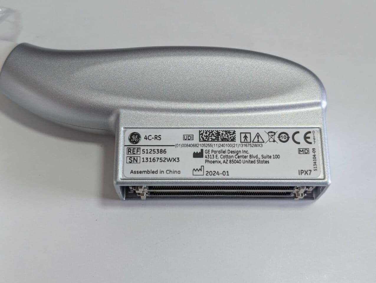 GE 4C-RS Convex Ultrasound Transducer thumbnail 2