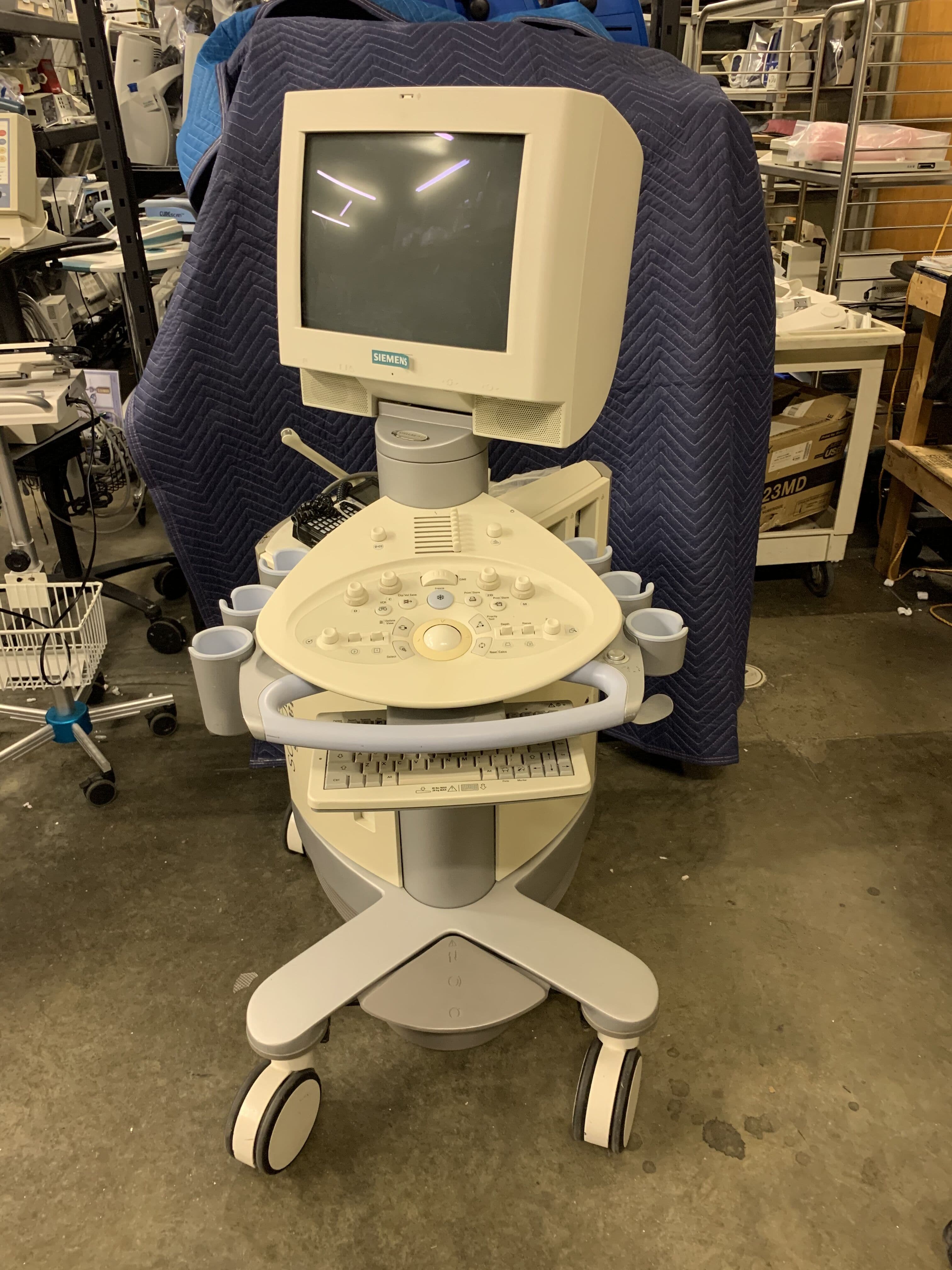 Acuson Siemens Antares Stellar Plus Cardiac Vascular Ultrasound System