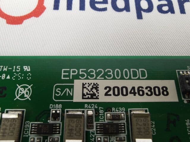 Aloka ProSound 6 PCB | Tx/Rx Control Board | Part Number EP532300DD | Hitachi Aloka SSD-Alpha 6 Repair Parts | Ultrasound Signal Processor thumbnail 3