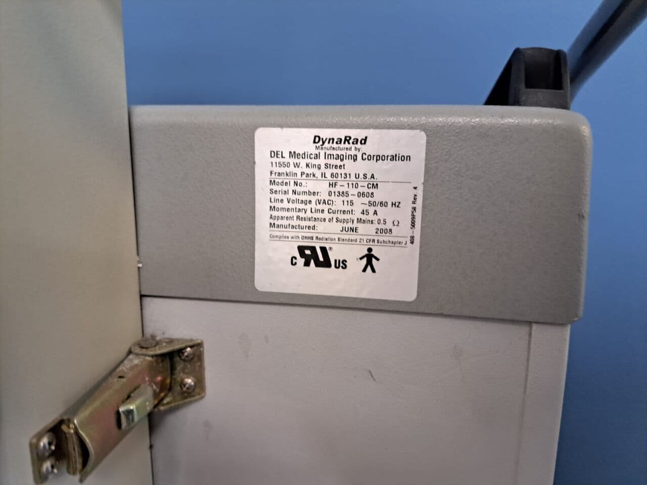 Dynarad HF-110-CM Mobile Portable X-Ray Machine thumbnail 3