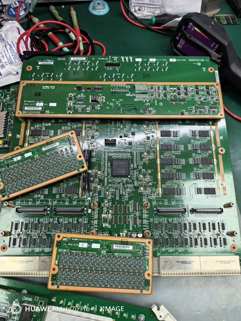 Canon / Toshiba Aplio i700 / i800 / i900 RX-RC & TX Board Repair Service (Hardware Data Transfer Busy / Cine Memory Cleared / Image Artifact / No Image / Signal Error) thumbnail 3