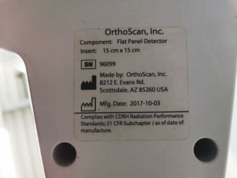 Orthoscan FD Pulse Mini C-Arm System thumbnail 11