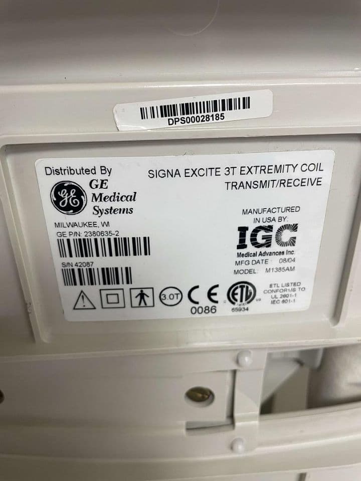 GE Signa Excite 3.0T Knee/Foot MRI Coil, PN 2380635-2 thumbnail 5