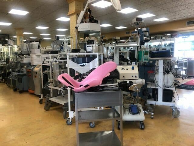 Allen Medical Pinkfin Allen Stirrups, Left and Right Leg Pair thumbnail 4
