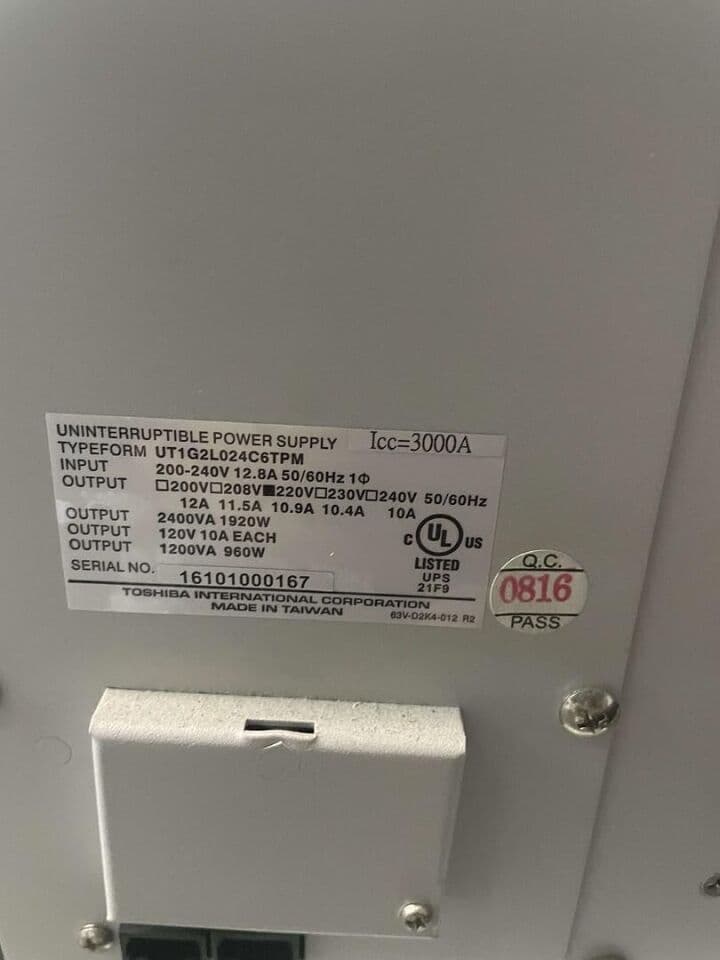 Philips UT1G2L024C6TPM Uninterruptible Power Supply (UPS) thumbnail 4