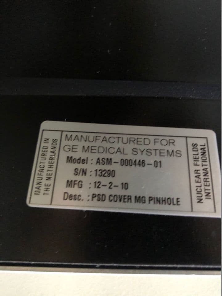 New GE ASM-000446 Pinhole Nuclear Collimator Set thumbnail 3