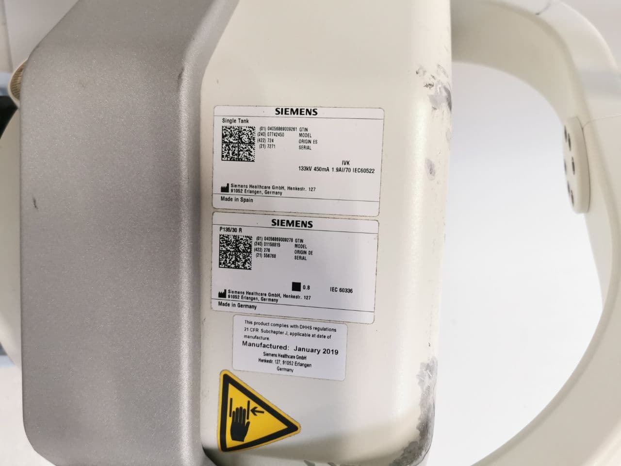 Siemens Mobilett XP Hybrid Mobile X-Ray System thumbnail 10