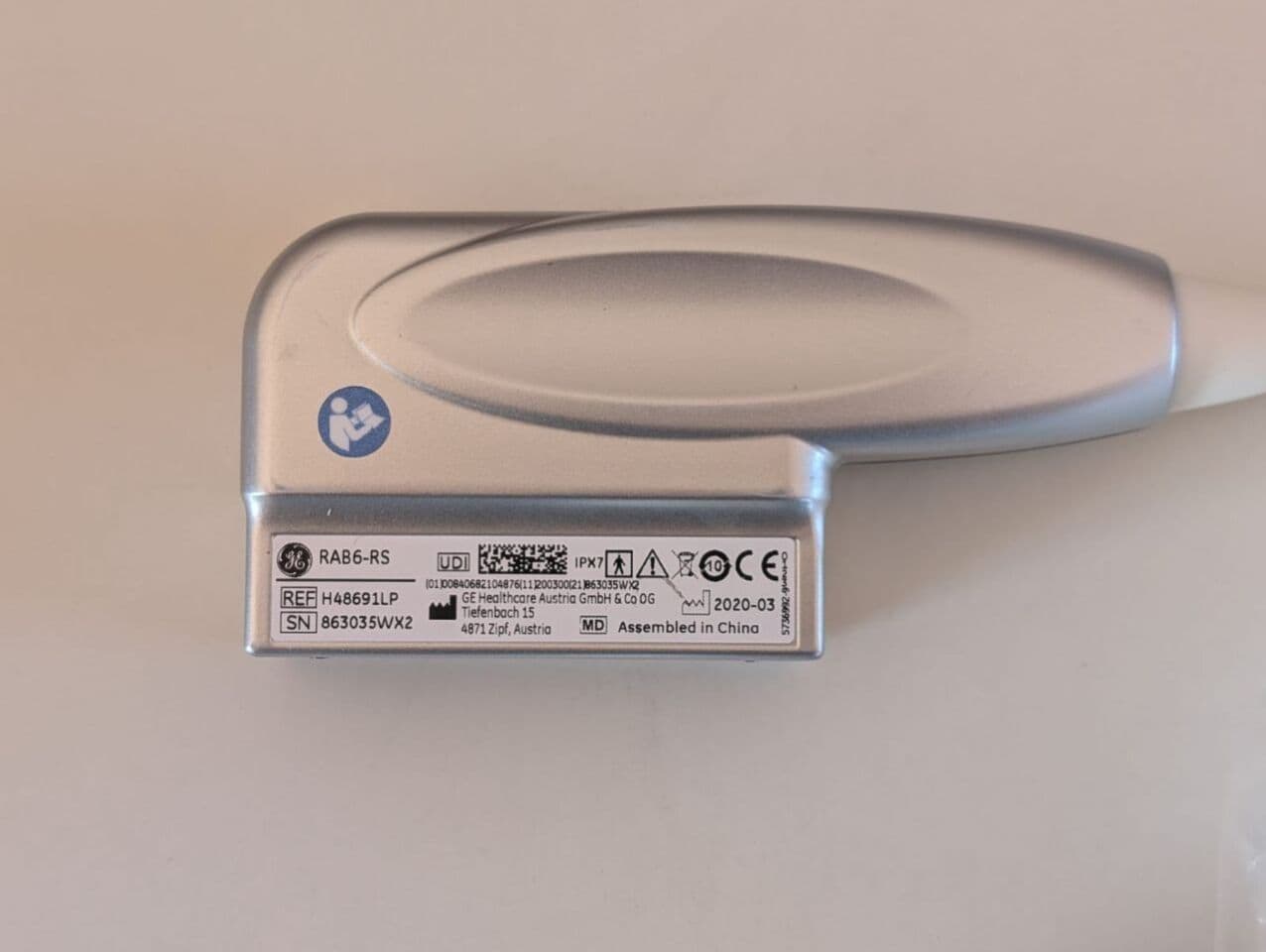 GE RAB6-RS 3D/4D Convex Ultrasound Transducer thumbnail 2