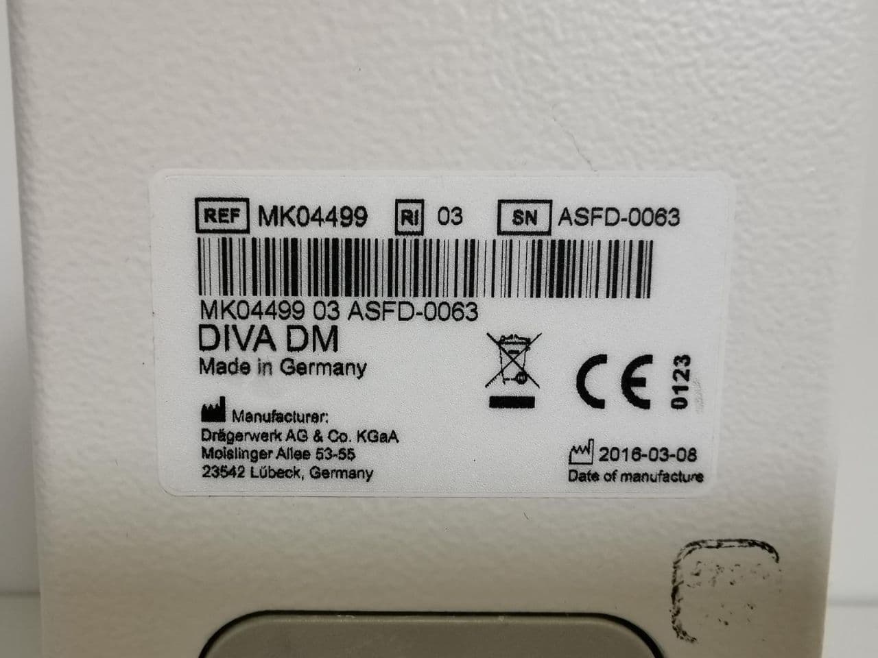 Draeger DIVA Anesthesia Vaporizer thumbnail 6
