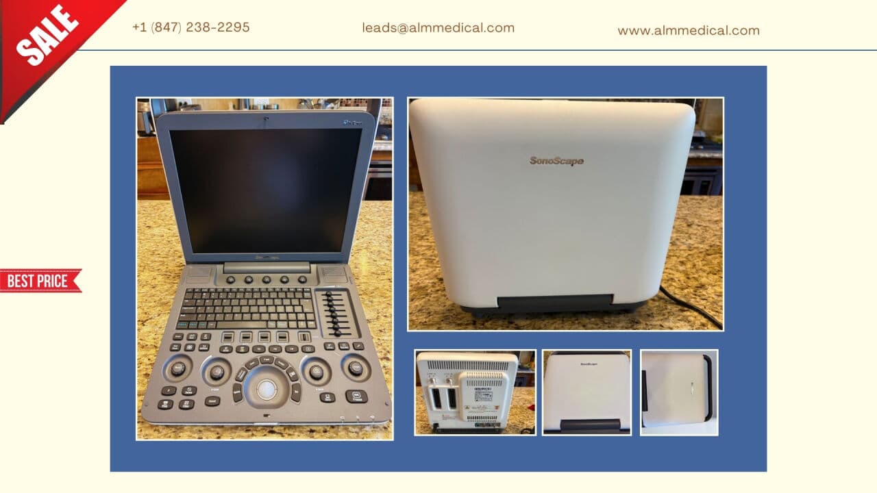 SonoScape S8 Portable Ultrasound System for Cardiac & Vascular Imaging thumbnail 5
