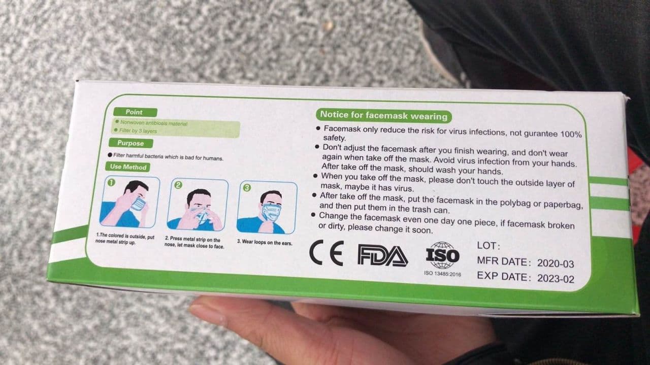 FDA & CE Certified Surgical Masks by Unknown — Model FDA thumbnail 3