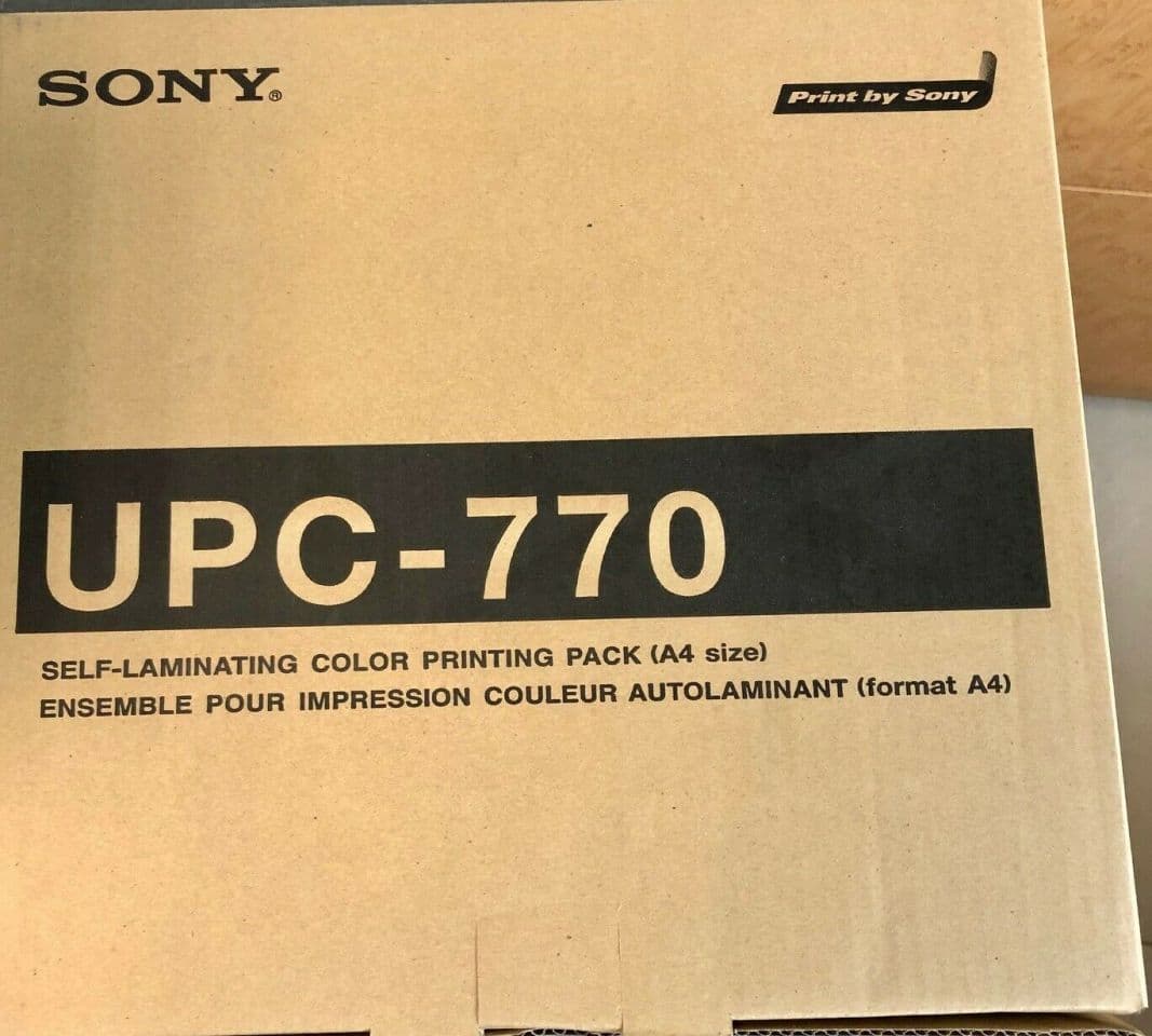 Sony UPC-770 Self-Laminating Color Printer Paper thumbnail 2