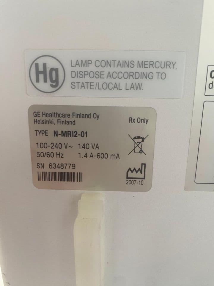 Datex-Ohmeda N-MRI2-01 MRI Patient Monitor with CO2, ECG, and NiBP thumbnail 7