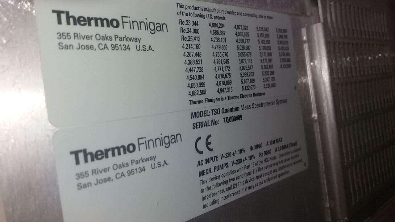 Bioanalytical Analysis Mass Spectrometer — Thermo Finnigan TSQ Quantum Ultra thumbnail 7