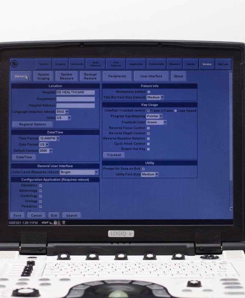 GE Logiq E Portable Shared Service Ultrasound System thumbnail 4