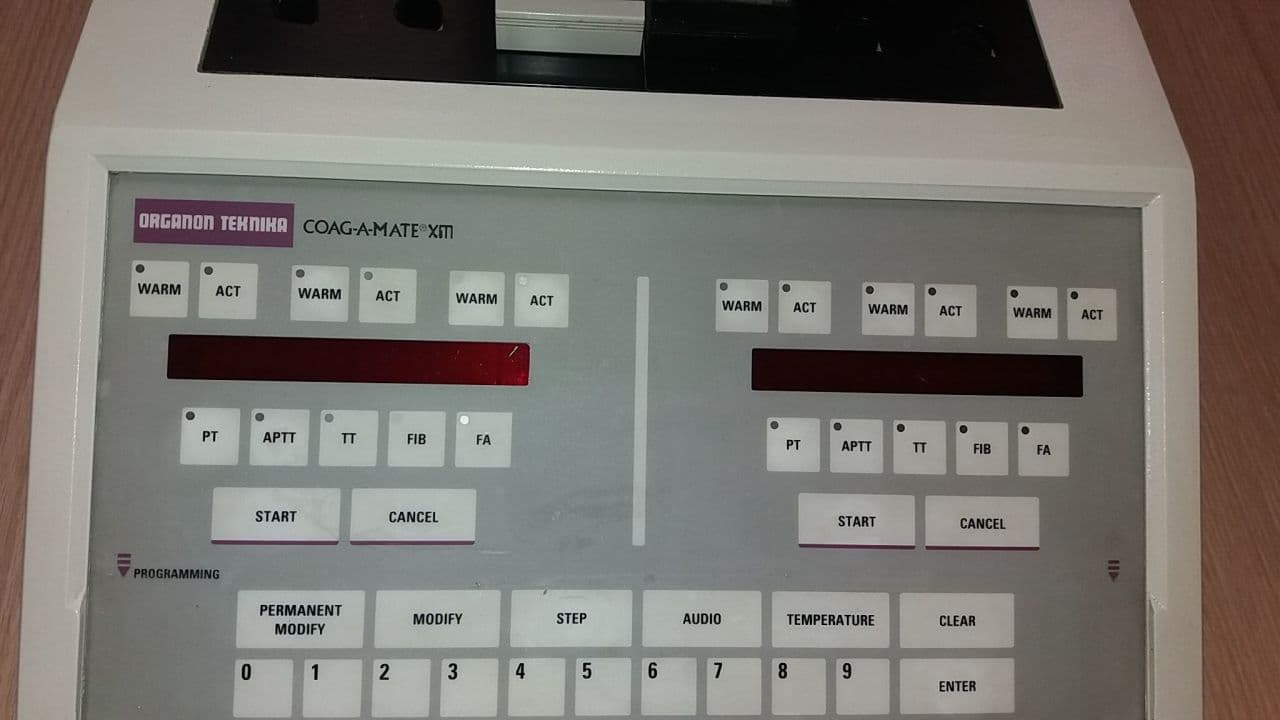 Coagulation Laboratory Testing — Organon Teknika Coag-A-Mate XM Analyzer thumbnail 3