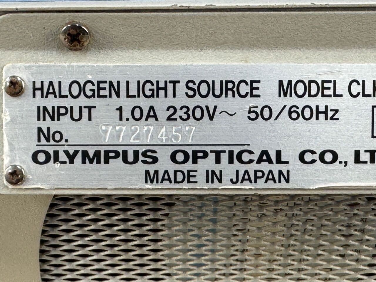 For Sale OLYMPUS Halogen Light Source Model: CLK-4 Light Source thumbnail 7
