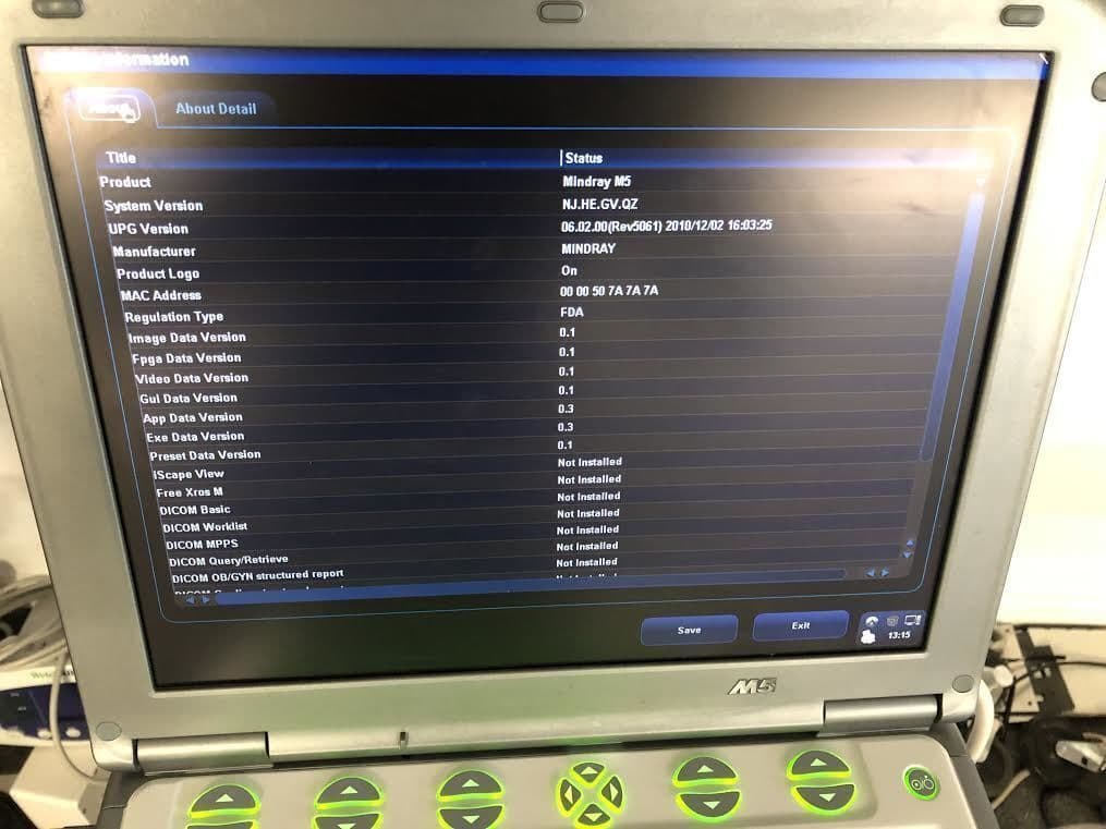 Mindray M5 Portable Ultrasound System thumbnail 4