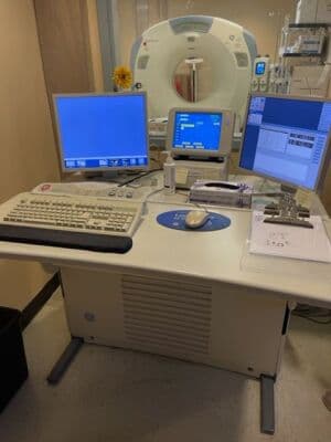 GE Brightspeed 16 Computed Tomography (CT) Scanner thumbnail 2