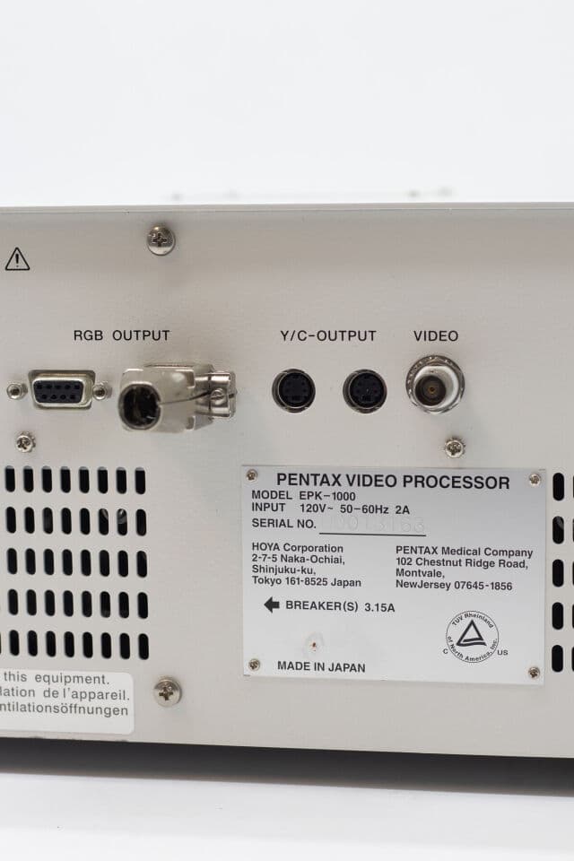 Pentax EPK-1000 Digital Endoscopy Video Processor thumbnail 5