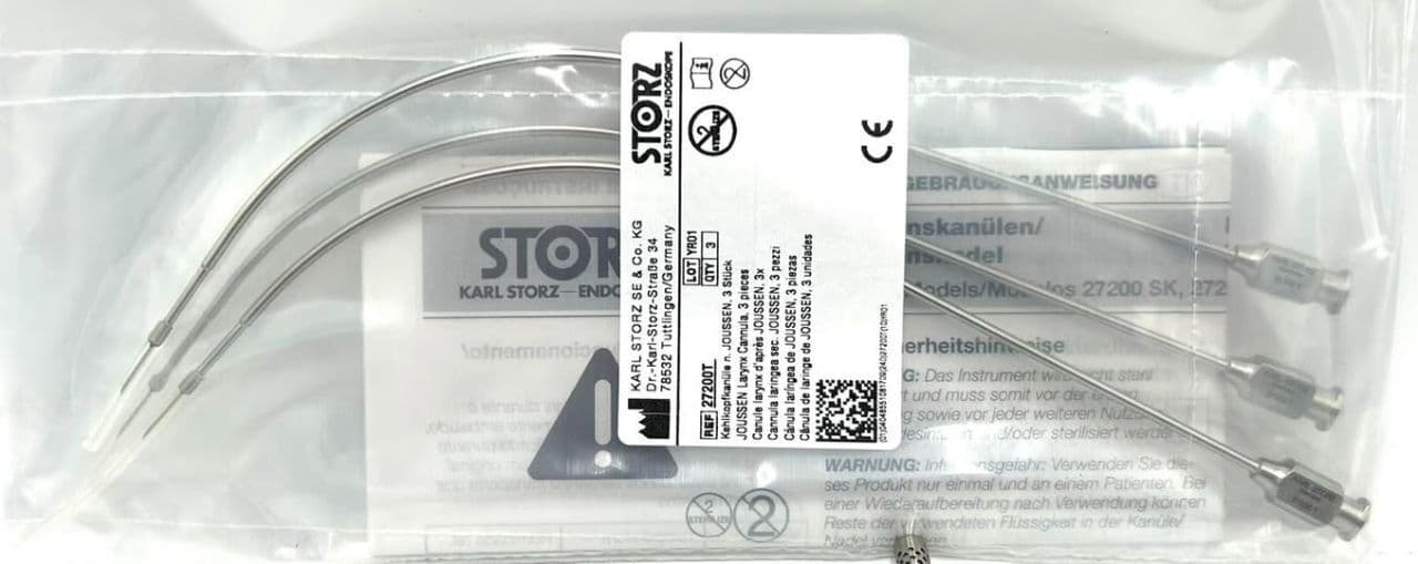 Karl Storz 27200T Joussen Larynx Cannula Set, Otolaryngology Instrument image 1
