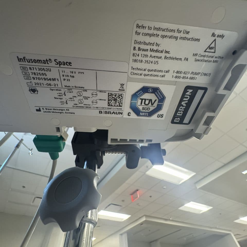 B. Braun Infusomat Space 8713052U Large Volume IV Infusion Pump thumbnail 4
