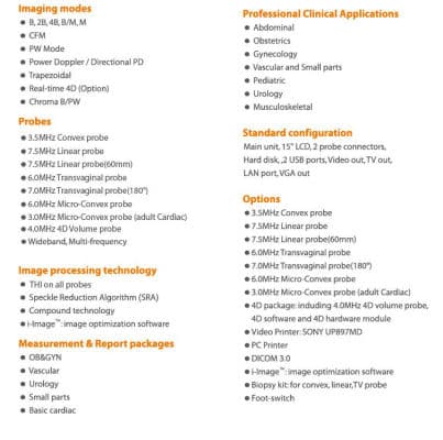 Chison Q5 Multi-Application Ultrasound System thumbnail 3