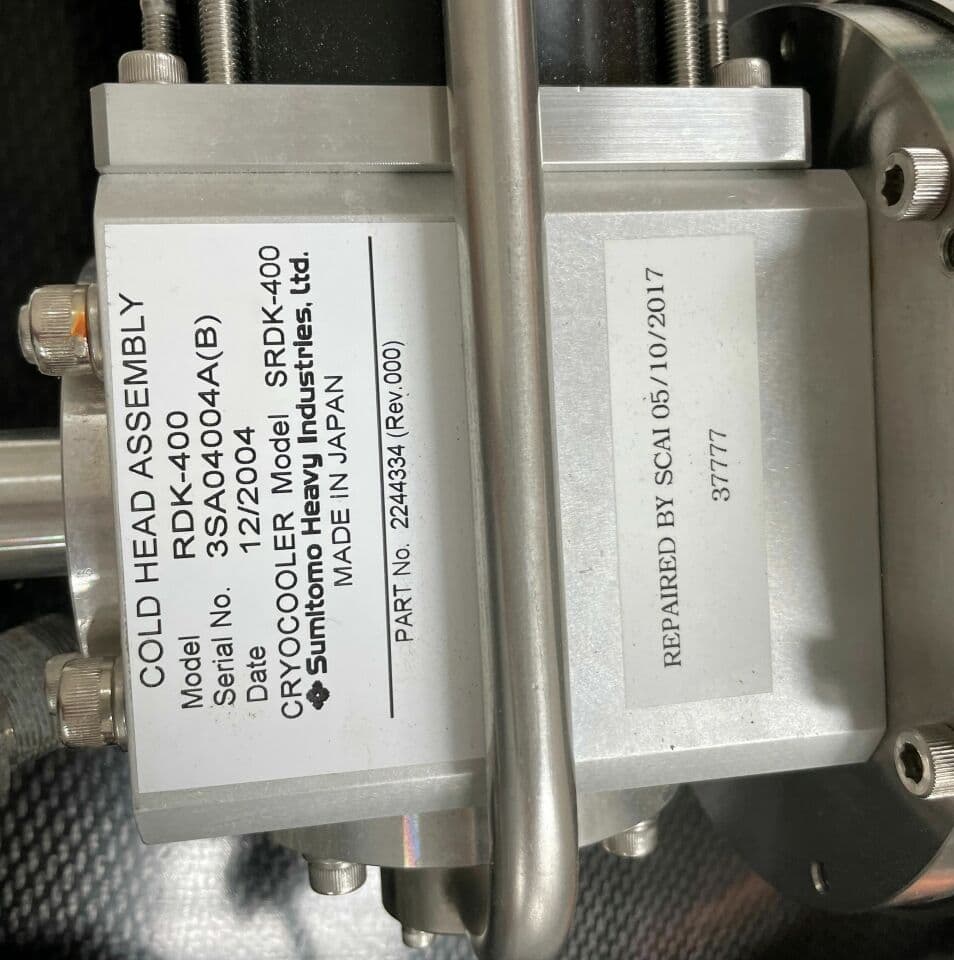 For Sale SUMITOMO RDK-400 MRI Coldhead thumbnail 2