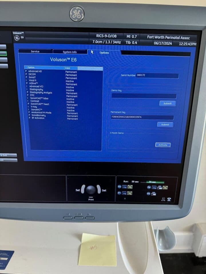 GE Voluson E6 3D/4D Ultrasound System thumbnail 7