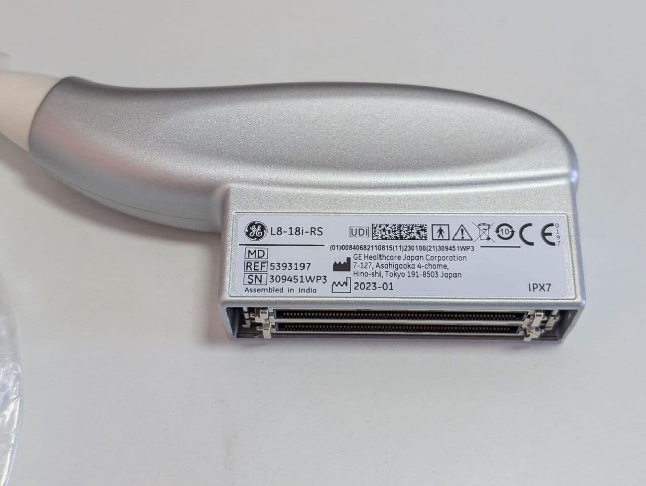 GE L8-18i-RS Linear Ultrasound Transducer thumbnail 2