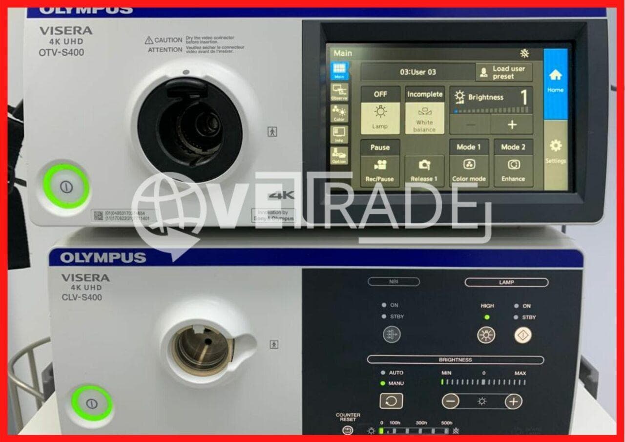 Olympus VISERA 4K UHD Endoscopy System with OTV-S400 Processor & CLV-S400 Light Source thumbnail 2