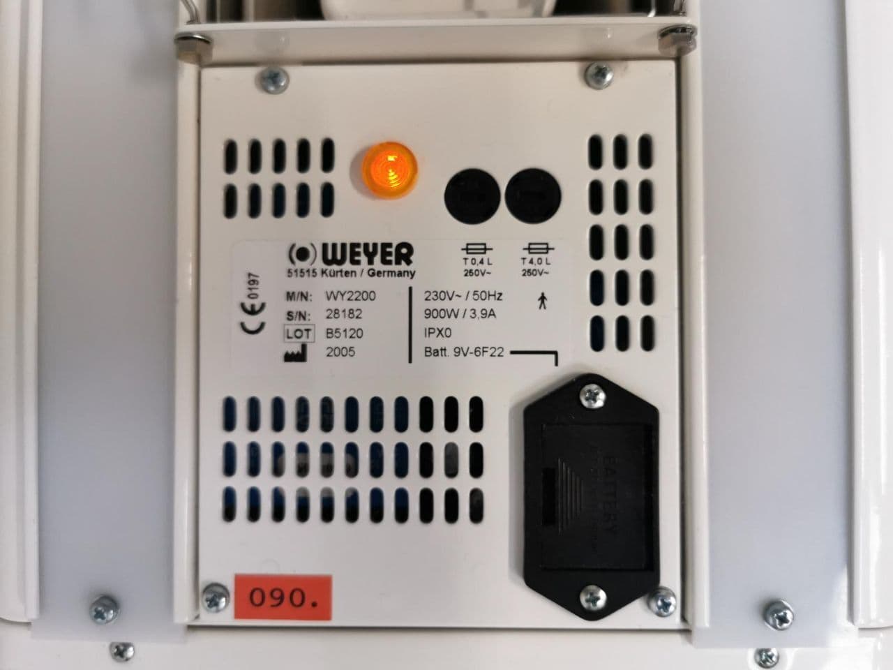Weyer WMY2200 Infant Warmer for Clinical Neonatal Care thumbnail 5