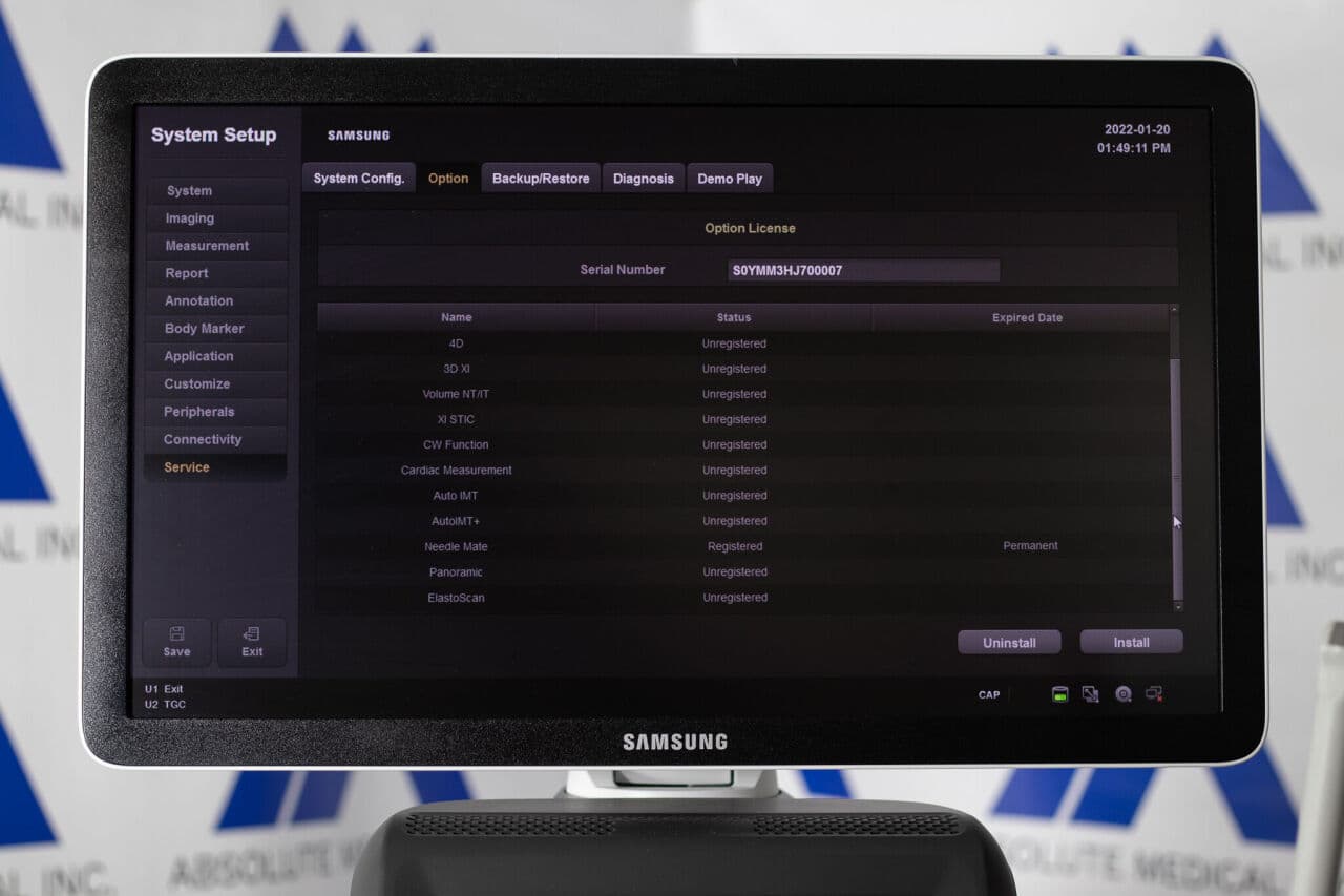Samsung HS50 Diagnostic Ultrasound System thumbnail 7