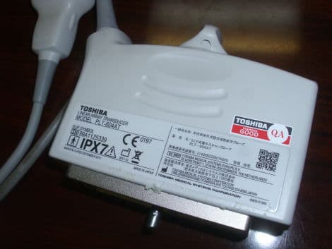 Toshiba PLT-604AT | Vascular Ultrasound Probe | 4-10 MHz Linear Transducer | P/N PLT-604AT | Small Parts & MSK Imaging | Canon Medical Compatible thumbnail 3